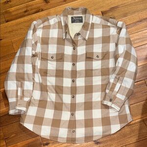 Natural Reflections Sherpa Lined Flannel Shirt